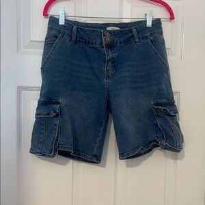 Forever 21 Blue Cargo Shorts